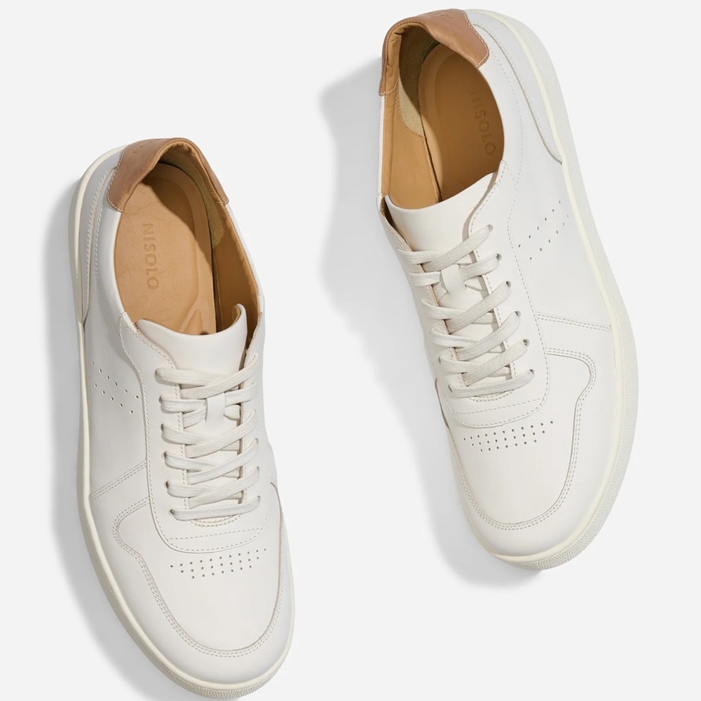 NIB Men's NISOLO Beto Go-To Court Sneaker Size 11